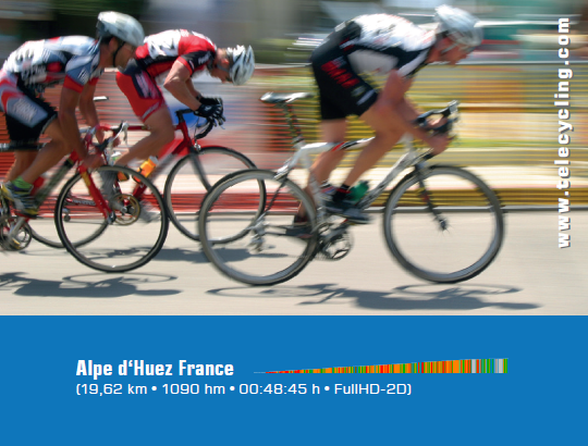 TeleCycling - Tour de France Alpe de Huez in FullHD auf USB 2D/3D